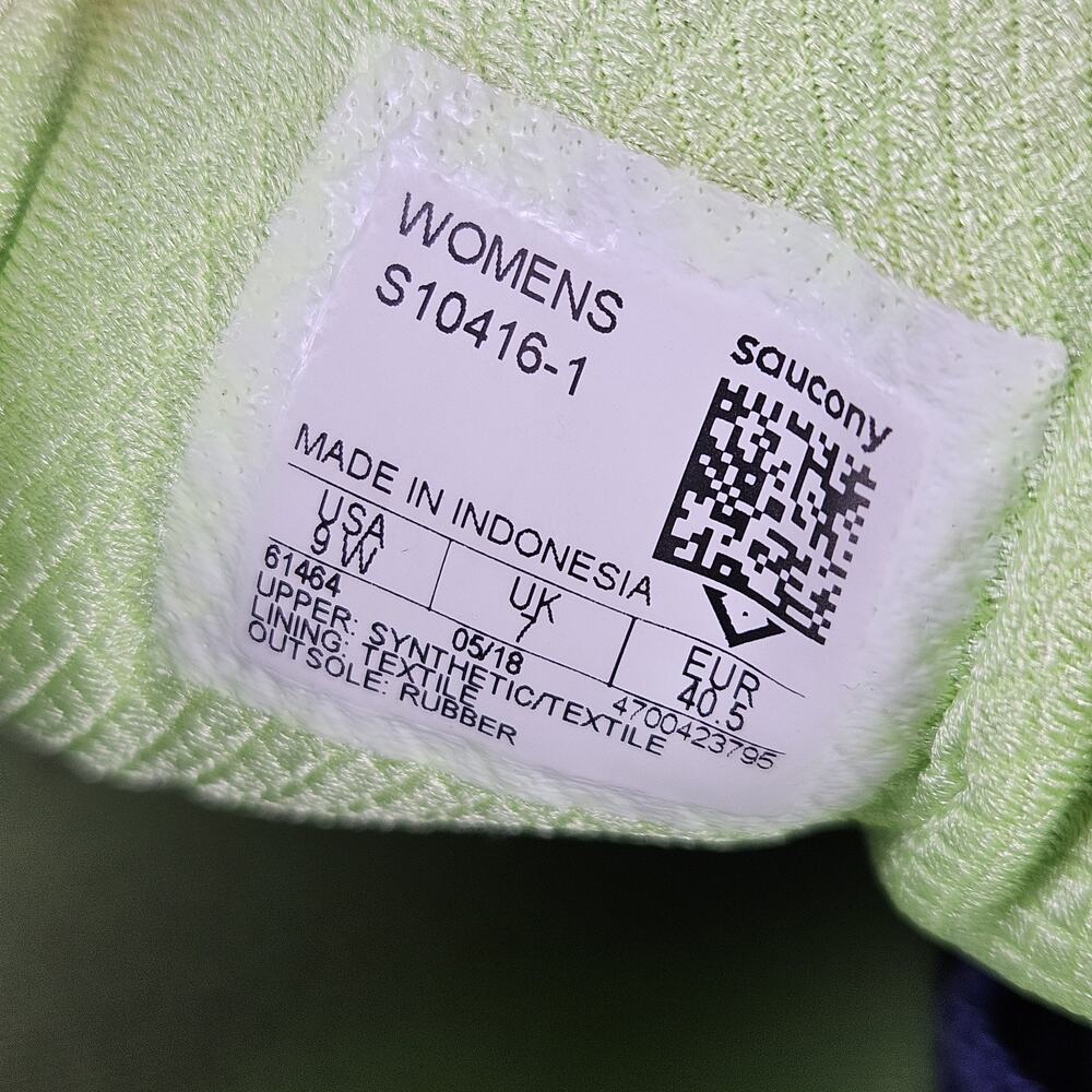 Saucony Guide ISO Womens 9 Running Shoe Athletic Sneaker S10416-1 Purple Outdoor - Picture 15 of 16